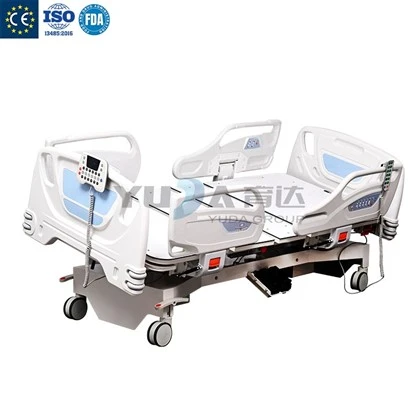Sette colonne di sollevamento funzionali per letto di terapia intensiva