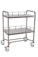 Carrello clinico in acciaio inossidabile
