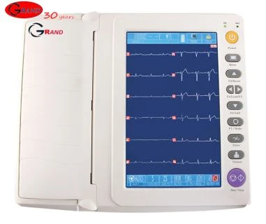 Digital 12 Channel Large Graphic LCD Screen ECG