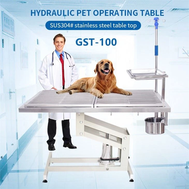 Tavolo di chirurgia idraulica veterinaria